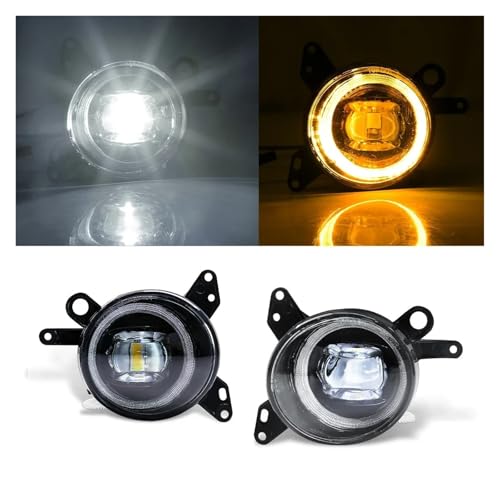 Faros Angel Eyes para Mitsubishi Lancer 2008-2013 con Kit LED DRL 12V 2