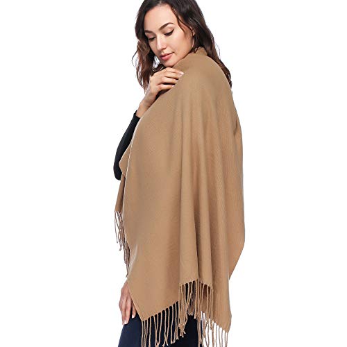 Hoyayo Wool Shawl Wraps - Extra Large Thick Soft Pashmina Scarf #TOP1