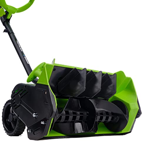Earthwise SN74016 40-Volt Cordless Electric Snow Shovel, Brushless Motor, 16-Inch width, 300lbs/Minute (Battery and Charger Included)