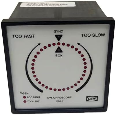 Original Deif CSQ-3 Land Multi-Function Synchroscope Meter 50/60Hz PEMP by DHL (Please Provide The Specifications for The Back Side)