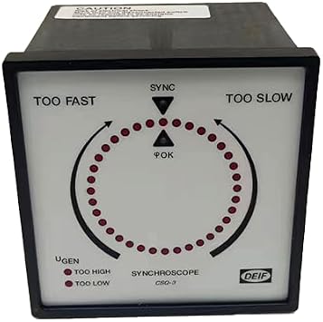 Original Deif CSQ-3 Land Multi-Function Synchroscope Meter 50/60Hz PEMP by DHL (Please Provide The Specifications for The Back Side)