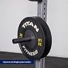 Titan Fitness X-3 Series Bolt-Down Power Rack, Rackable 1650 LB Cage, 1.25 and 2 Pull Up Bars, Standard J-Hooks, Weightlifting and Strength Training