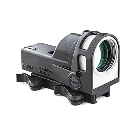 Meprolight® MEPRO M21 Day and Night Self-Illuminated Fiber Optics and tritium Powered Reflex Red Dot Optic, Triangle Reticle Cover