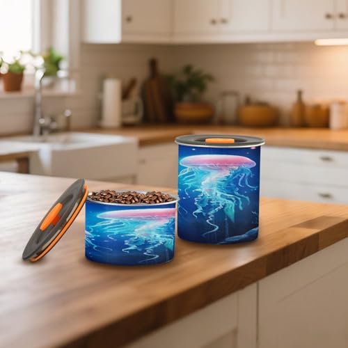 Bote de café de acero inoxidable ATTX 500ml con tapa hermética miniatura 6