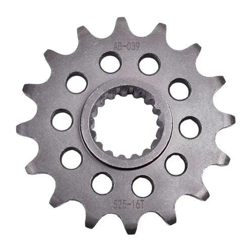 Pignon avant silencieux 525 16T pour un confort de conduite moto optimal