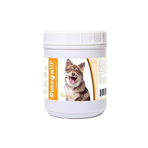 Image of Healthy Breeds Finnish Lapphund Omega HP Fatty Acid Skin and Coat Support Soft Chews 90 Count