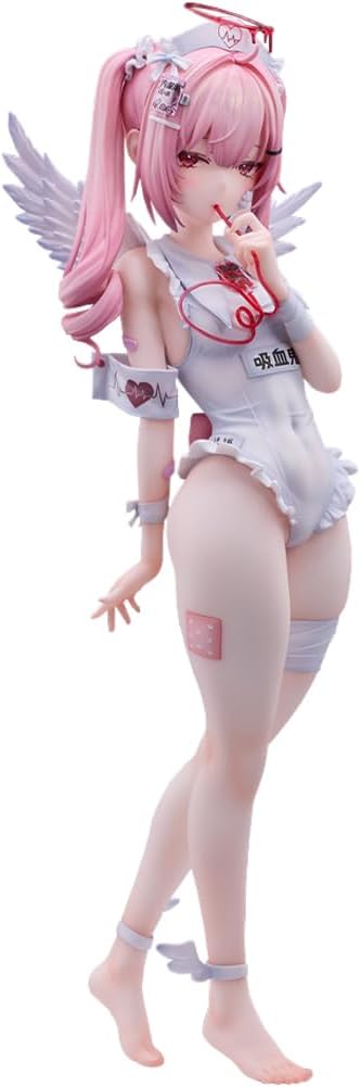 QAHEART Minarai Nurse Tsukiyomi Ai Figures Anime Girls Figure Original Painting Illustration Anime Figurine 25CM