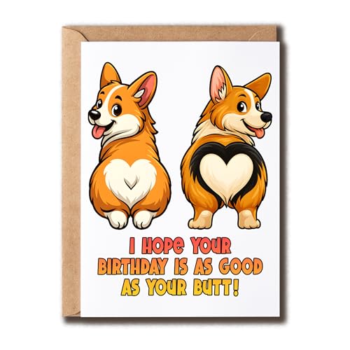 Corgi Butt Humor - o[Xf[J[h - ʔ̈A - 킢q̃CXg - DƂւ̑蕨 - ӋCȒabZ[W - J[gD[R[M[A[g - j[NȃybgJ[h - C܂ȃfUC