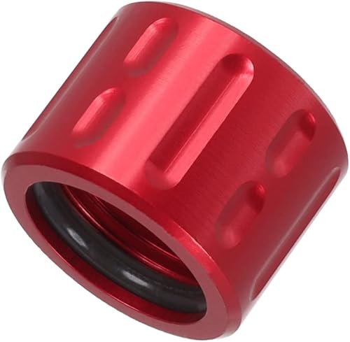 Vista 32 de NDZ Performance Protector de rosca de barril de 1/2x28 pulgadas de aluminio anodizado y acero inoxidable Cerakote o PVD con junta tórica, fabricado