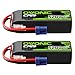 Produktbild OVONIC 4s Lipo Akku 14.8V 5200mAh 130C mit EC5 Stecker Lipo Batterie für RC Auto Truck Truggy Quadcopter Hubschrauber LKW Boot Flugzeug(2PCS)