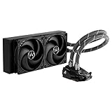 ARCTIC Liquid Freezer II 240 - Multi Compatible All-in-One CPU AIO Water Cooler, Compatible with Intel & AMD, Efficient PWM Controlled Pump, Fan Speed: 200-1800 RPM (Controlled via PWM) - Black