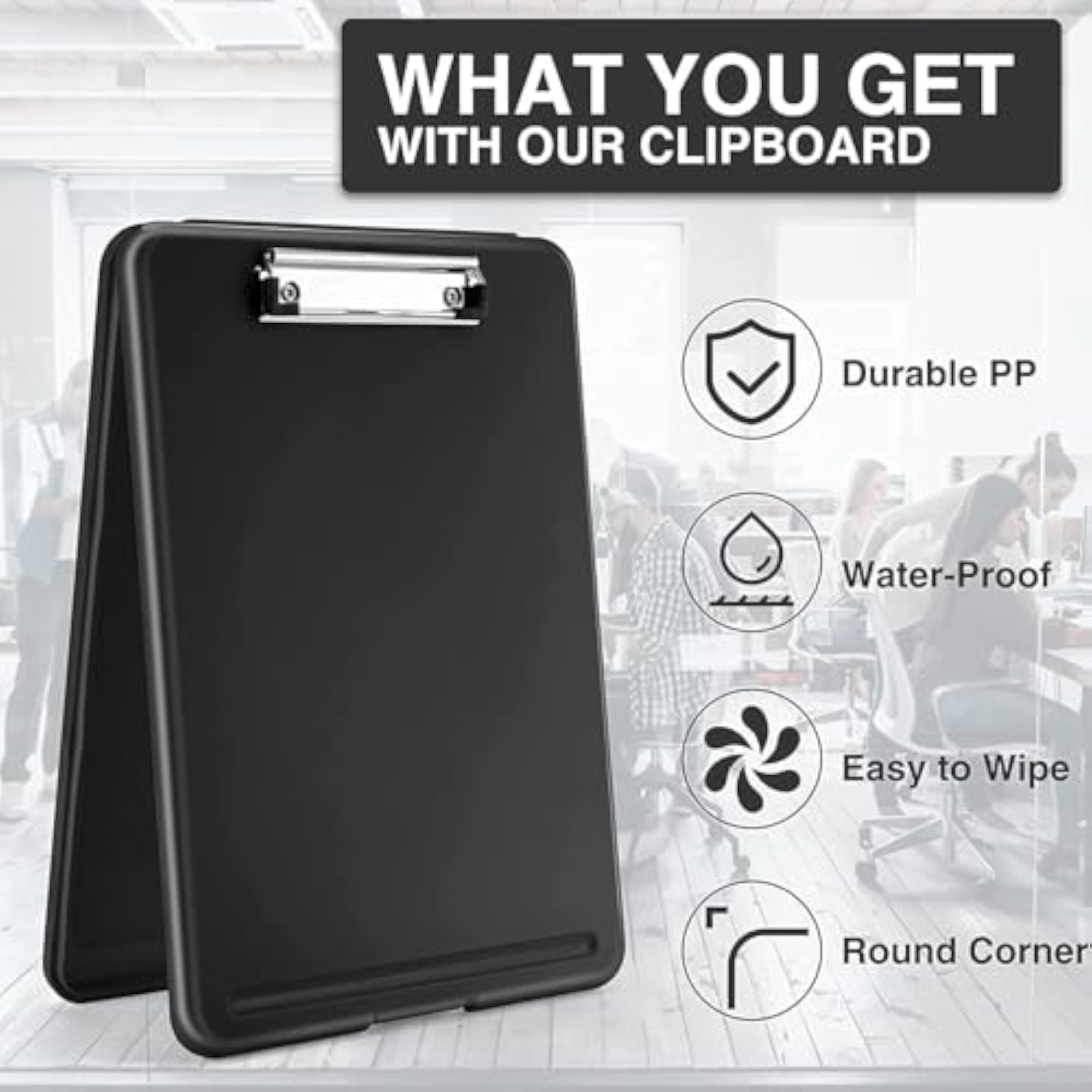 Random Assorted Colour A4 Clipboard Storage Box