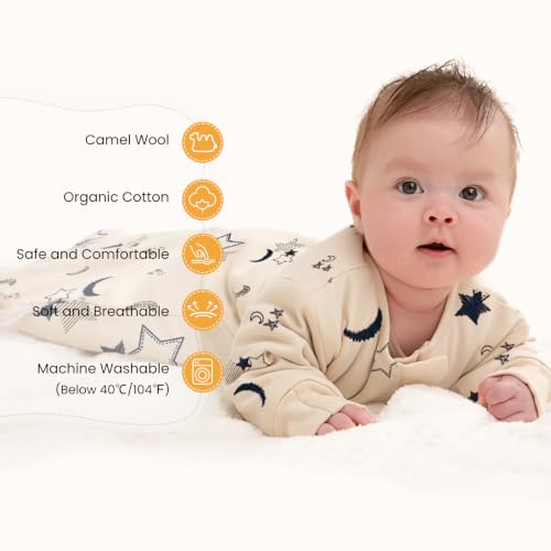 Image of Unisex Sleeping Bag for Babies and Toddlers 3.5 Tog Sleep Sack, Baby Sleep Sack, One piece with sleeves, Gifts for Baby