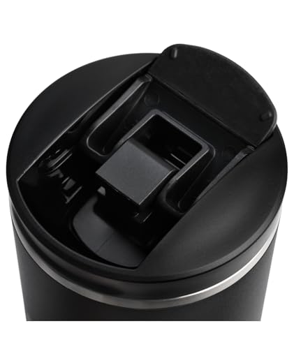 Image of STANLEY Transit FlipTop Mug | Leakproof Coffee Travel Cup | Vacuum Insulated Stainless Steel | Stays Hot or Cold for Hours | BPA-Free | 20 oz | Black 2.0