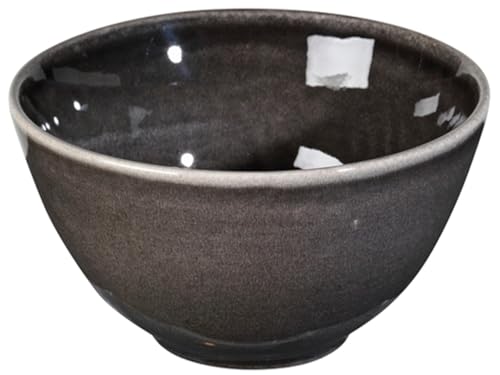 Broste Copenhagen 14533104 Schüssel, Steingut, Anthrazit, 15cm