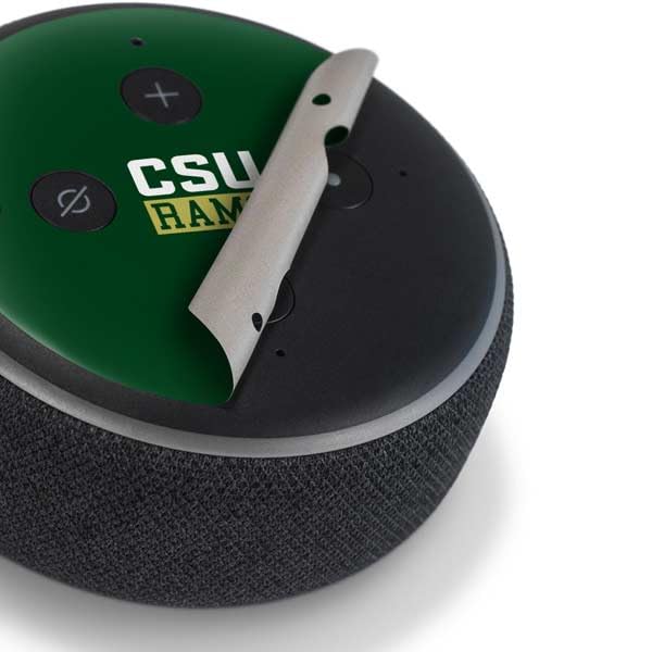 Skinit Decal Audio Skin Compatible with Amazon Echo Dot 3 - Officially Licensed Colorado State University CSU Rams Design