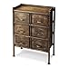 HomeRoots Bronze Iron Cameron Industrial Chic Drawer Chest