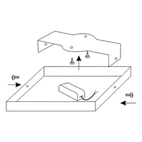 UltraSlim 24 W plafoniera a LED 230 V rettangolare...