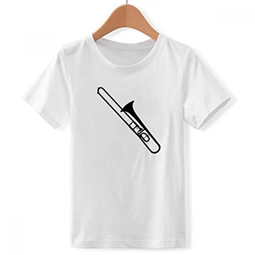 T-shirt trombone musique classique : le cadeau blanc parfait pour garçon XXL