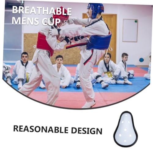 DECHOUS 6pcs Men\'s Boxing Groin Guard Cricket Leg Guards Comfortable Athletic Cup Protective Cup for Men Cricket for - Thumbnail 4