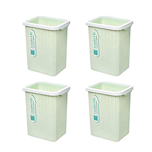 Poubelle de cuisine esthétique : lot de 4 bacs 2L/8L pour harmoniser maison et bureau