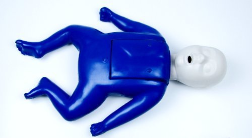 Life/Form CPR Prompt BLUE Single Infant Manikin w/10 Lung Bags & Tool - LF06002U by Life/Form by Nasco
