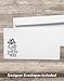 Business Card Magnet Notepads and Designer Envelopes, Peel and Stick Your Business Card, Year Round Magnetic Marketing Supply (Produce Grocery List - Pack of 100)