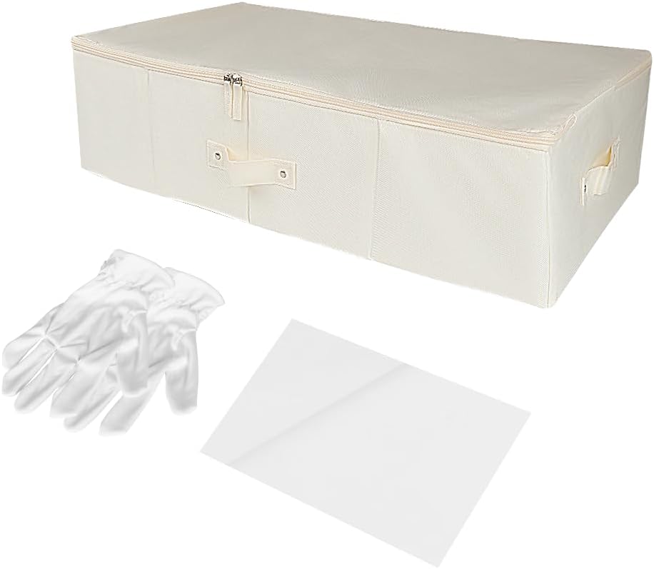 Amazon.com: Wedding Dress Preservation Storage Box - Chodrobe Underbed ...