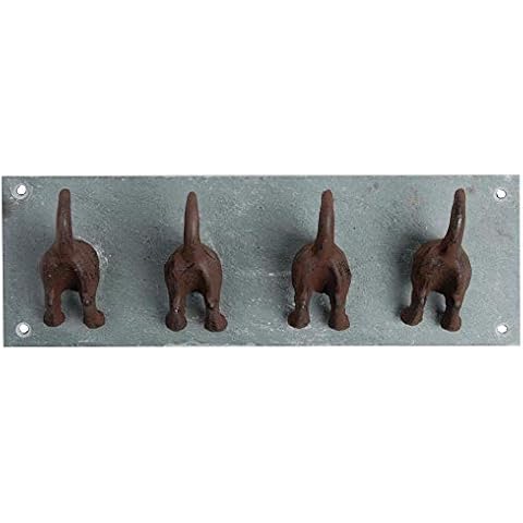 Esschert Design Cast Iron Dog Tail Hook Cover
