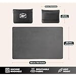 FlyHugz Grey Travel Blanket & Pillow Set (59.1"x47.2") with Carry Case, Luggage Sleeve & Clip – Portable, Lightweight, Breathable & Washable – Perfect for Plane, Car, Camping & Travel - Image 2