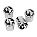 HEM HIGH-END MOTORSPORTS Tire Valve Stem Caps for Chrysler PT Cruiser, Chrome Plated, USA Made