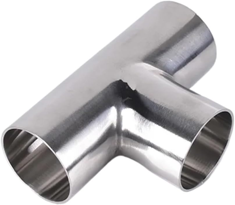 19/25/32/38/45/51/63/76/89/102Mm OD Butt Weld Tee 3 Way Connector Sanitary Pipe Fitting SUS304(51mm x 1.5mm)