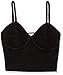 The Drop Women's Catalina Sweater Bralette, Black, L