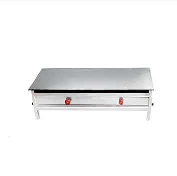 PURESTOVE Stainless Steel Manual Dosa Stove(Bhatti)/Cooking Range Plate for Making Dosa, Chilla, Omelette/dosa tawa Bhatti (30'X15')