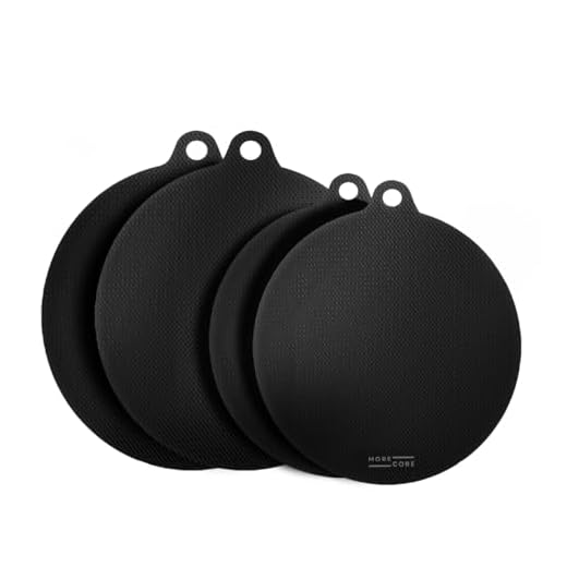 MoreCore Inductie Beschermer | Afdekplaat Inductie | Inductie Mat | Hittebestendig tot 280 ºC | Inductie Afdekplaat | Afdekplaat voor Kookplaat | Geschikt voor Booster Functie | 4 stuks