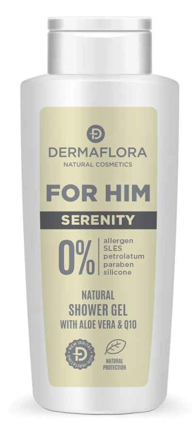 Dermaflora For Him Shower Gel - Serenity 500ml, Clear, 500 ml (Pack of 1)