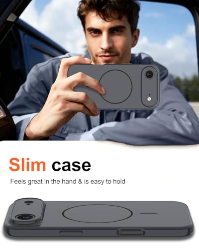 Image of Magnetic for iPhone Air Case,Shockproof Matte Cover,Grey