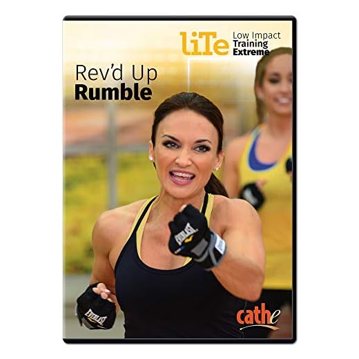 Cathe Friedrich LITE Series (Low Impact Training Extreme) Rev'd Up Rumble Kickboxing Exercise DVD