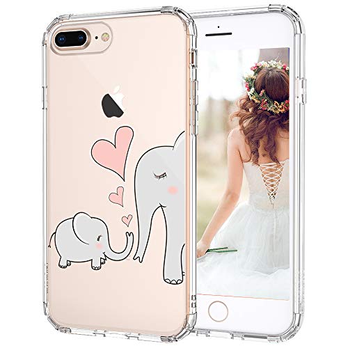 MOSNOVO Designed for iPhone 7 Plus Case/iPhone 8 Plus Case, [6.6 FT Military Grade Drop Protection] Clear Cover for iPhone 7 Plus/iPhone 8 Plus 6.5