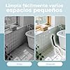 TQRR Cepillo Limpieza Hogar - Cepillo de Limpieza de Grietas, Escobillas de Baño, 4 Piezas Productos de Limpieza para Inodoro, Cocina, Ventana, Juntas, Ducha, Inodoro, Azulejos (4, Negro) #2
