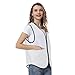 TopTie Supermarket Uniform Vest Zipper Volunteers Event Vest Unisex Waistcoat