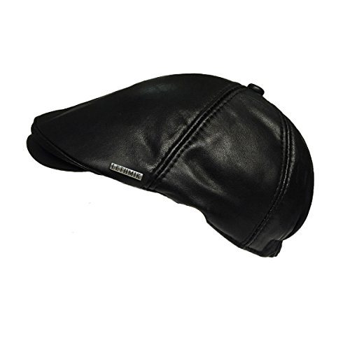 Lethmik Vintage Flat Hat Ivy Irish Hats Gatsby Newsboy Cap Cabbie Hat Stretch Black #TOP4