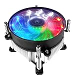 TRONWIRE TW-31 95W RGB LED CPU Cooler Aluminum Heatsink Copper Core Base 4-Pin PWM 92mm Fan Pre-Applied Thermal Paste for Intel Core i3 i5 i7 i9 Socket 1851 1700 1200 1151 1150 1155 1156 Desktop PC