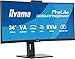 Produktbild iiyama Prolite XCB3497WQSNPH-B1 Curved 1500R 86.7cm 34 VA LED-Monitor UWQHD HDMI DP-in/Out DaisyChain USB3.2 USB-C Dock 95W RJ45 (LAN) KVM Höhenverstellung Adaptive Sync Windows Hello Webcam schwarz