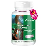 Kelp 100mg - 180 Tabletten - ! FÜR 6 MONATE ! - vegan - Kelp-Extrakt - natürliches Jod | Vitamintrend®