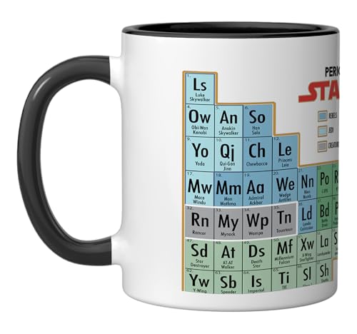 Taza de cerámica Star Wars 11 onzas blanco y negro miniatura 1