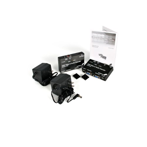 Startech.com Vga Video Extender Over Cat 5 With Audio - Up To 500Ft (150M) - Vga Over Cat5 Extender - 1 Local And 1 Remote (St122Utpa) Black #TOP7