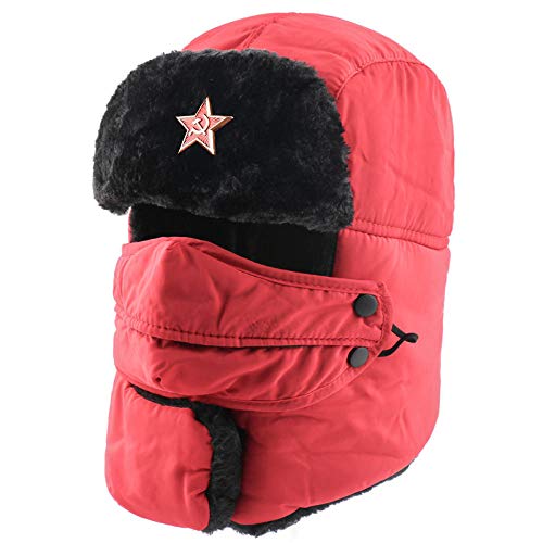Chapeau trappeur thermique ushanka pour homme et femme protection oreilles contre le froid