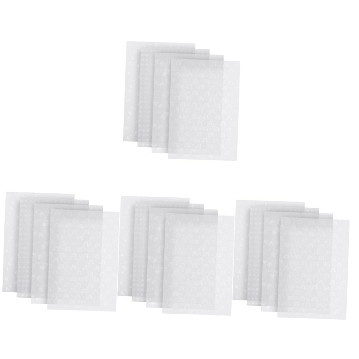 SHINEOFI 4 Sätze Scrapbook-papier Foto-sammelalbum Pastell Gaffers Tape Geschenkpapier Scrapbooking Tagebuchband Sammelalbumpapier Zeitschrift Klebstoff Zeitungspapier Weiß 40 Blätter * 4