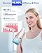 Water Dental Flosser, Portable Oral Irrigator with 300ML Water Tank, IPX7 Waterproof, Rechargeable, 4 Modes for Deep Teeth Cleaning, Travel-Friendly